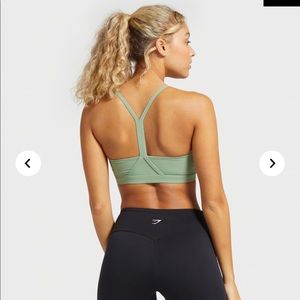 NWT Gymshark Low Support Training Sports Bra Sage